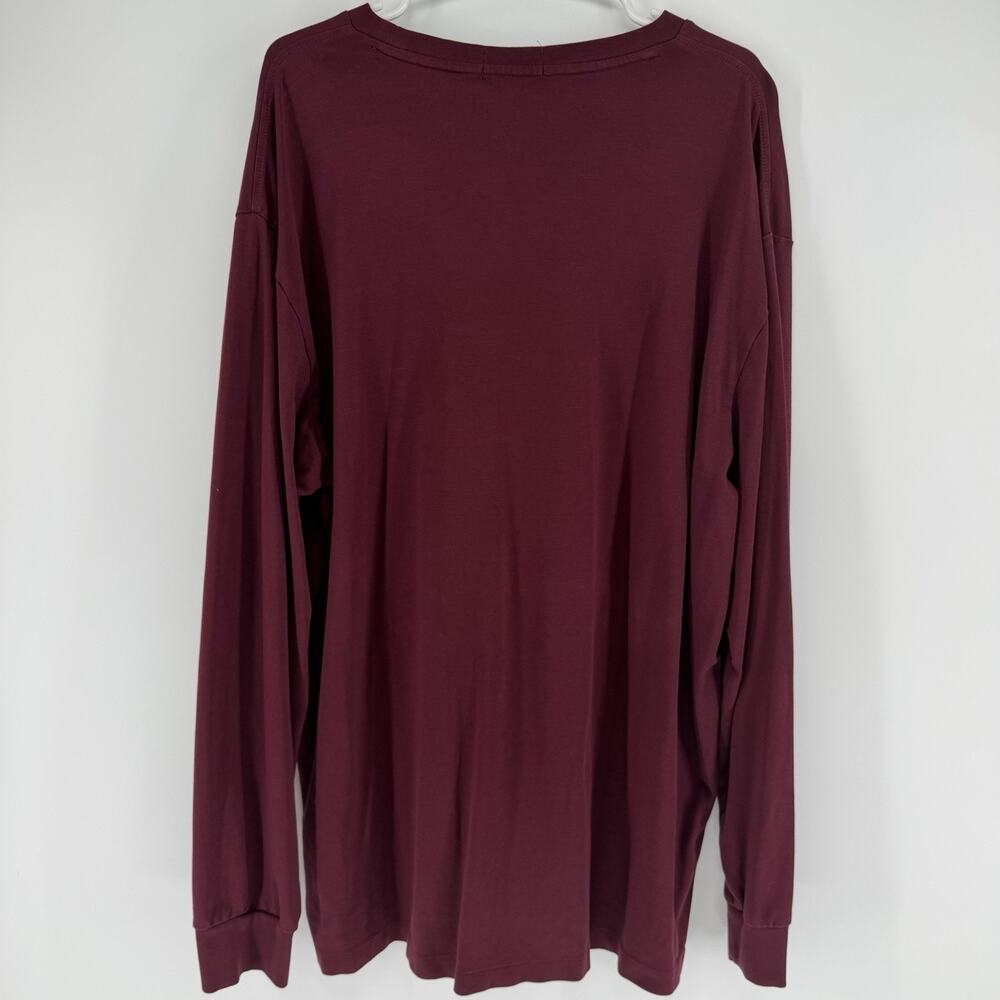Polo Ralph Lauren Men’s Size XLT Maroon Long Sleeve T-Shirt - Picture 6 of 7